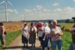 Historische Kornernte